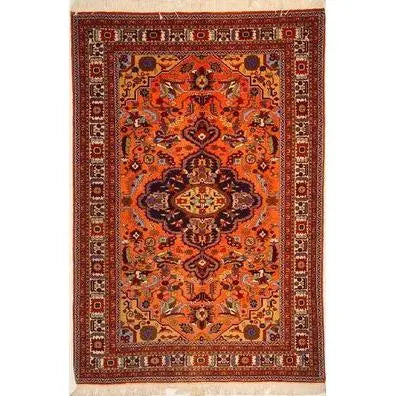 One Of The Kind Persian Ardabil Rug 6'6" x 4'3"